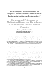 Scholarly article on topic 'El desempeño medioambiental en empresas multinacionales: Influencia de la distancia institucional entre países'