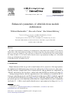 Scholarly article on topic 'Enhanced symmetries of orbifolds from moduli stabilization'