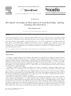 Scholarly article on topic 'The impact of reading on three aspects of word knowledge: spelling, meaning and collocation'