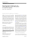 Scholarly article on topic 'Bacterial generation of liquid arsenic waste and the application of water-soluble polymers for arsenic ions separation'