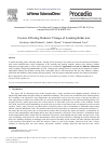 Scholarly article on topic 'Factors Affecting Students’ Change of Learning Behaviour'