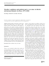 Scholarly article on topic 'Weather conditions and political party vote share in Dutch national parliament elections, 1971–2010'