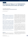 Scholarly article on topic 'Artrosis de tobillo y su tratamiento con artroplastía total de tobillo'