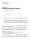Scholarly article on topic 'Metabolic Causes of Epileptic Encephalopathy'