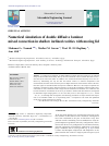 Scholarly article on topic 'Numerical simulation of double diffusive laminar mixed convection in shallow inclined cavities with moving lid'