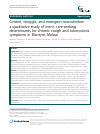Scholarly article on topic 'Control, struggle, and emergent masculinities: a qualitative study of men’s care-seeking determinants for chronic cough and tuberculosis symptoms in Blantyre, Malawi'