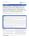 Scholarly article on topic 'Safety and Efficacy of miltefosine alone and in combination with sodium stibogluconate and liposomal amphotericin B for the treatment of primary visceral leishmaniasis in East Africa: study protocol for a randomized controlled trial'