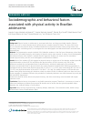 Scholarly article on topic 'Sociodemographic and behavioral factors associated with physical activity in Brazilian adolescents'