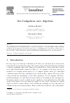 Scholarly article on topic 'On Coalgebras over Algebras'