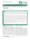 Scholarly article on topic 'From climate-smart agriculture to climate-smart landscapes'