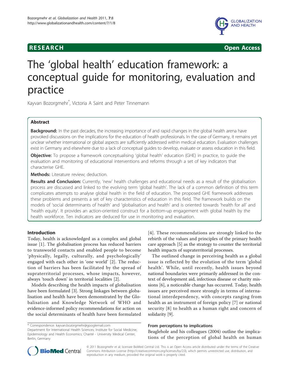 Research paper outline health economics