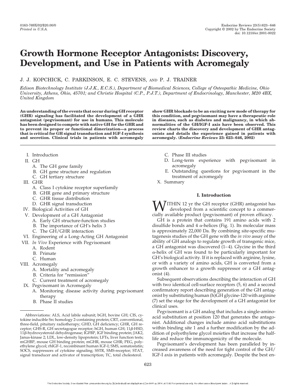 Growth Hormone Receptor Antagonists Discovery Development And Use In Patients With Acromegaly Topic Of Research Paper In Basic Medicine Download Scholarly Article Pdf And Read For Free On Cyberleninka Open Science