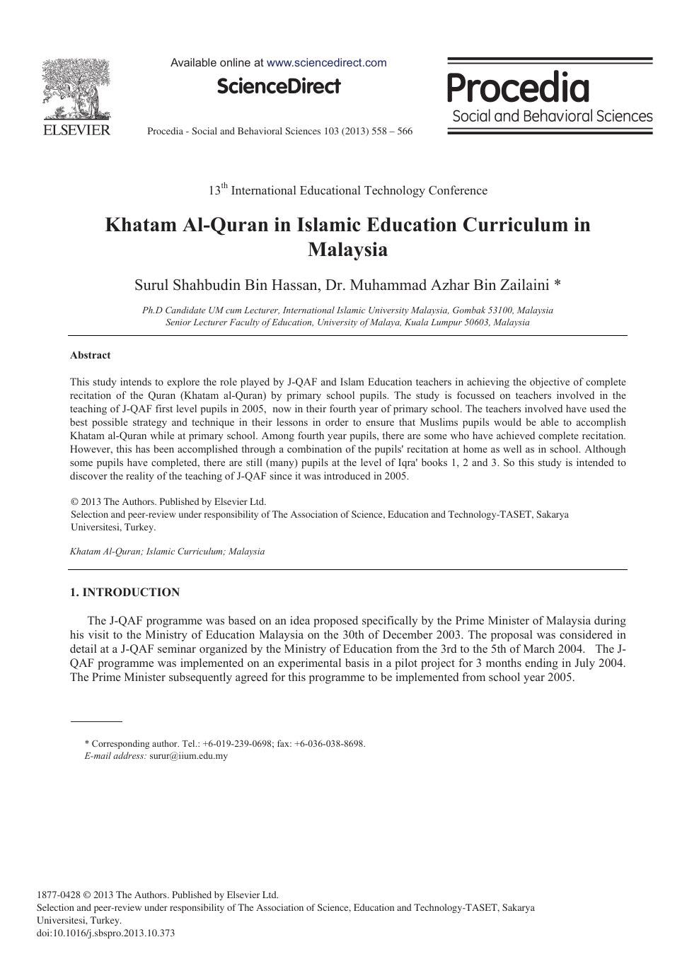 Al quran online malaysia