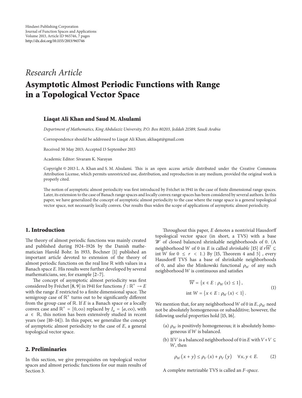 Asymptotic Almost Periodic Functions With Range In A Topological Vector Space Topic Of Research Paper In Mathematics Download Scholarly Article Pdf And Read For Free On Cyberleninka Open Science Hub