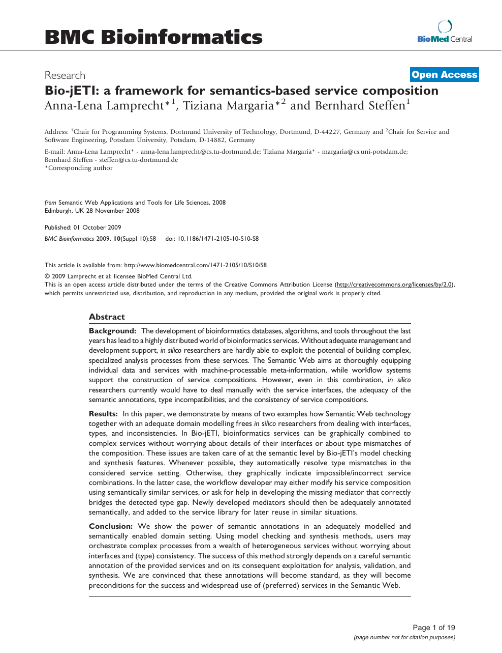 Op en neer gaan ondernemen beklimmen Bio-jETI: a framework for semantics-based service composition – topic of  research paper in Computer and information sciences. Download scholarly  article PDF and read for free on CyberLeninka open science hub.