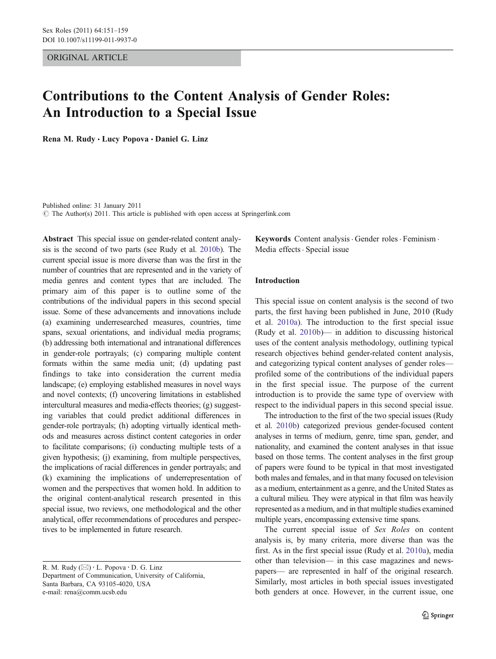 gender roles paper