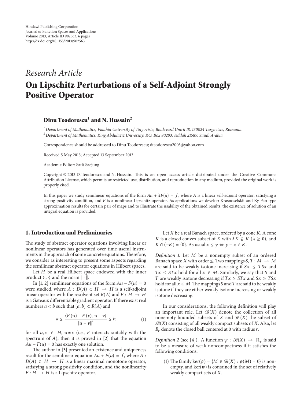 On Lipschitz Perturbations Of A Self Adjoint Strongly Positive Operator Topic Of Research Paper In Mathematics Download Scholarly Article Pdf And Read For Free On Cyberleninka Open Science Hub