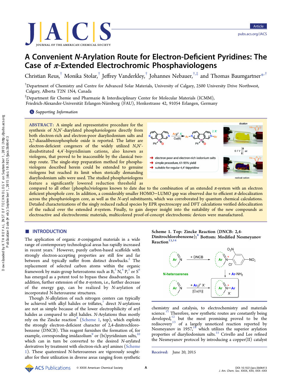 A Convenient N -Arylation Route for Electron-Deficient Pyridines 