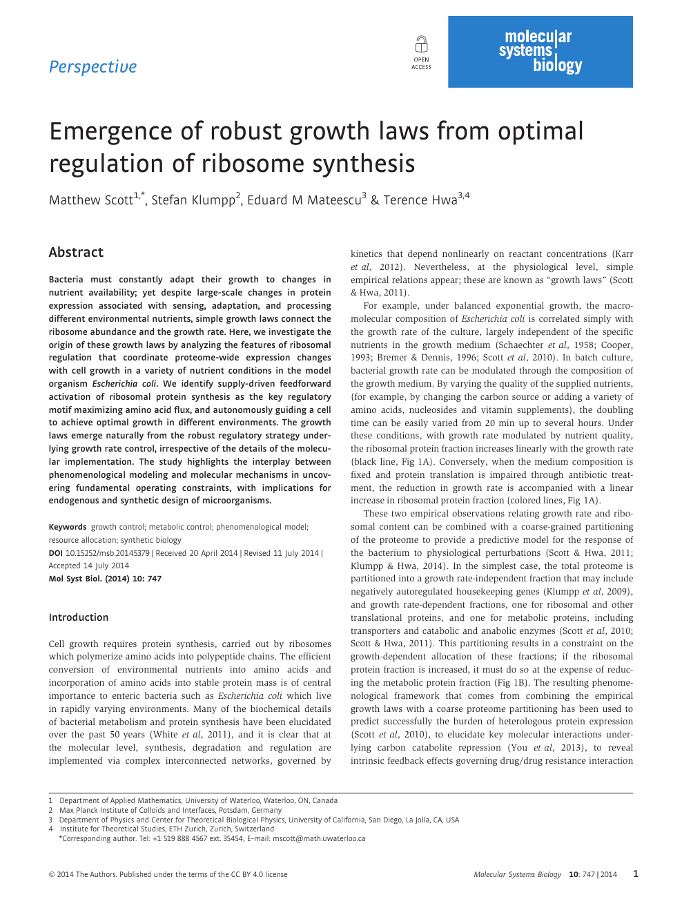 Emergence Of Robust Growth Laws From Optimal Regulation Of