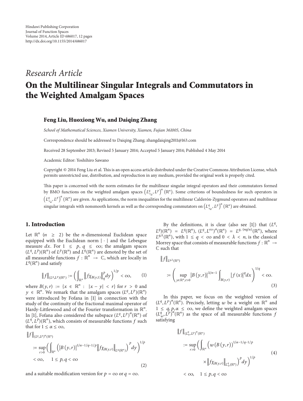 On The Multilinear Singular Integrals And Commutators In The Weighted Amalgam Spaces Topic Of Research Paper In Mathematics Download Scholarly Article Pdf And Read For Free On Cyberleninka Open Science Hub
