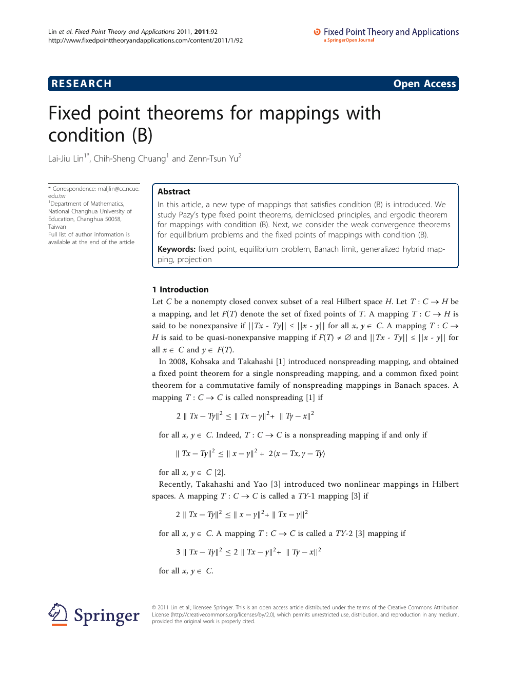 Fixed Point Theorems For Mappings With Condition B Topic Of Research Paper In Mathematics Download Scholarly Article Pdf And Read For Free On Cyberleninka Open Science Hub