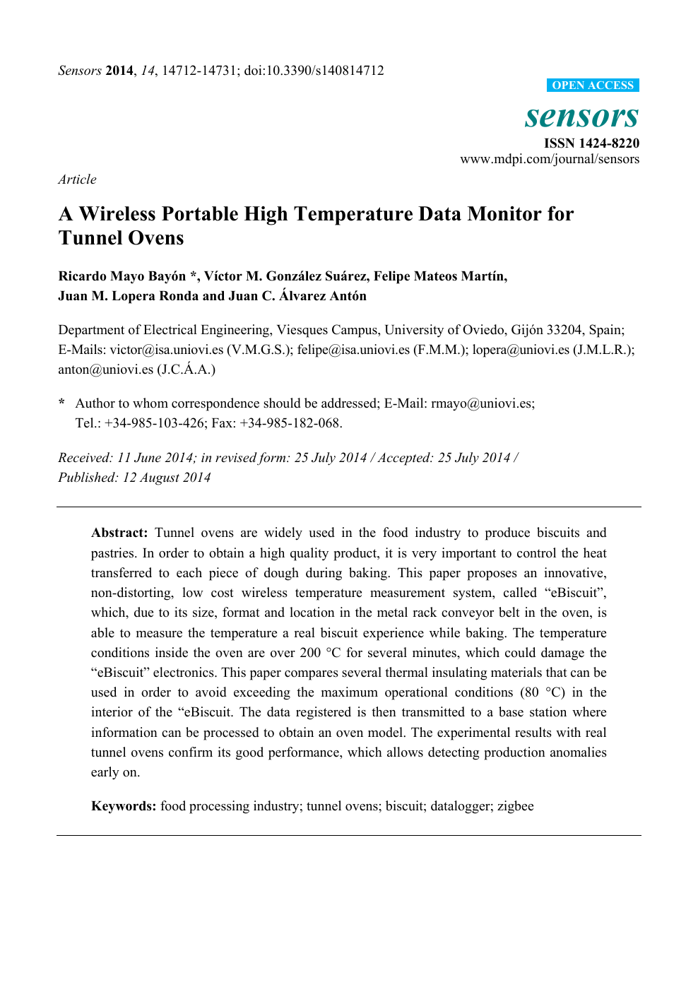 A Wireless Portable High Temperature Data Monitor For Tunnel Ovens Topic Of Research Paper In Electrical Engineering Electronic Engineering Information Engineering Download Scholarly Article Pdf And Read For Free On Cyberleninka