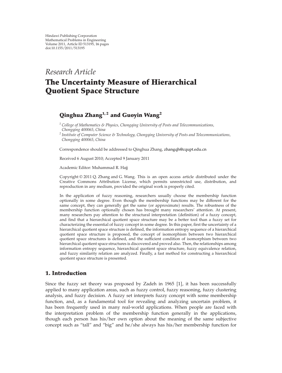 The Uncertainty Measure Of Hierarchical Quotient Space Structure Topic Of Research Paper In Mathematics Download Scholarly Article Pdf And Read For Free On Cyberleninka Open Science Hub