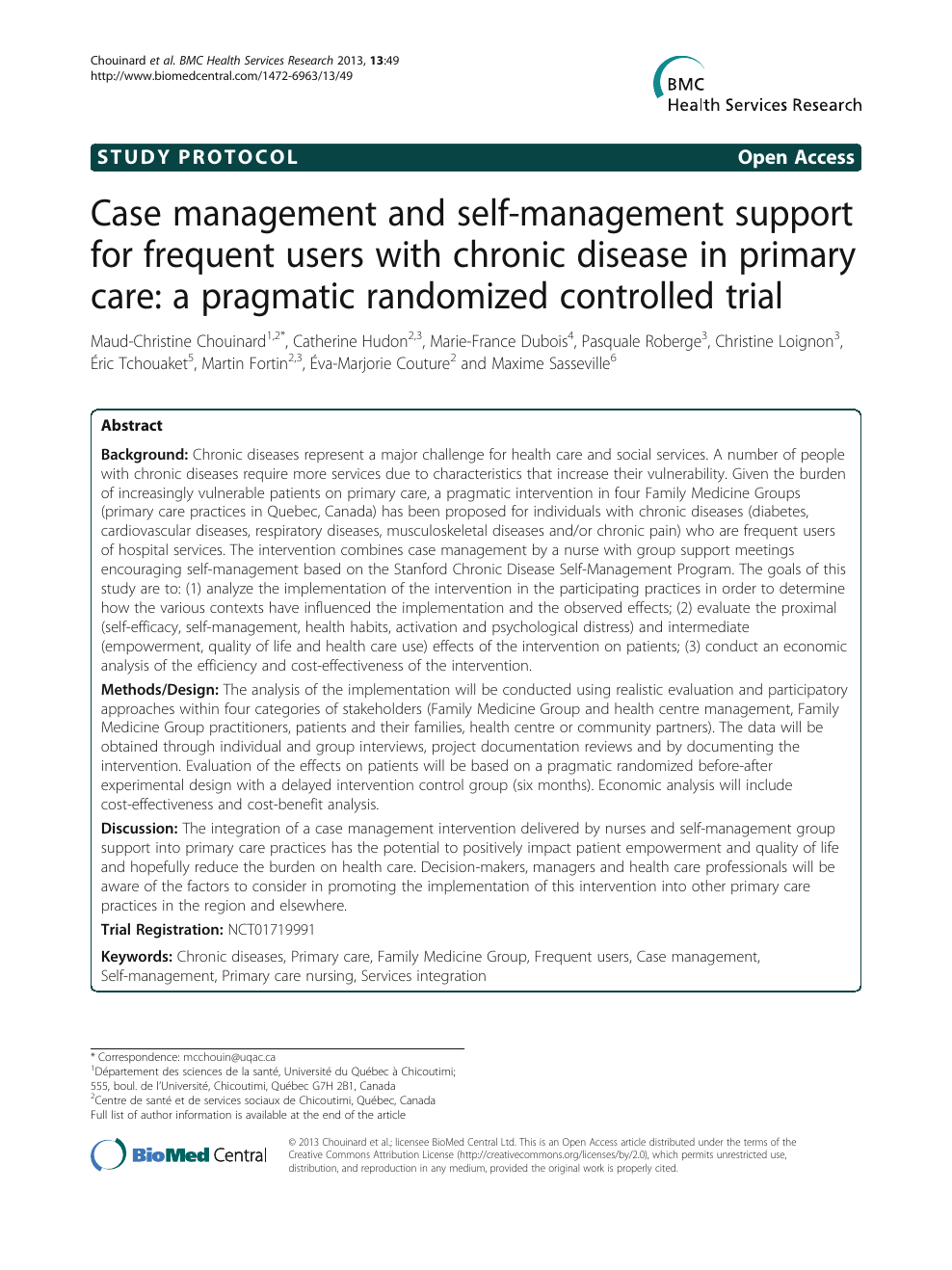 The Partners in Health scale: The development and psychometric properties  of a generic assessment scale for chronic condition self-management