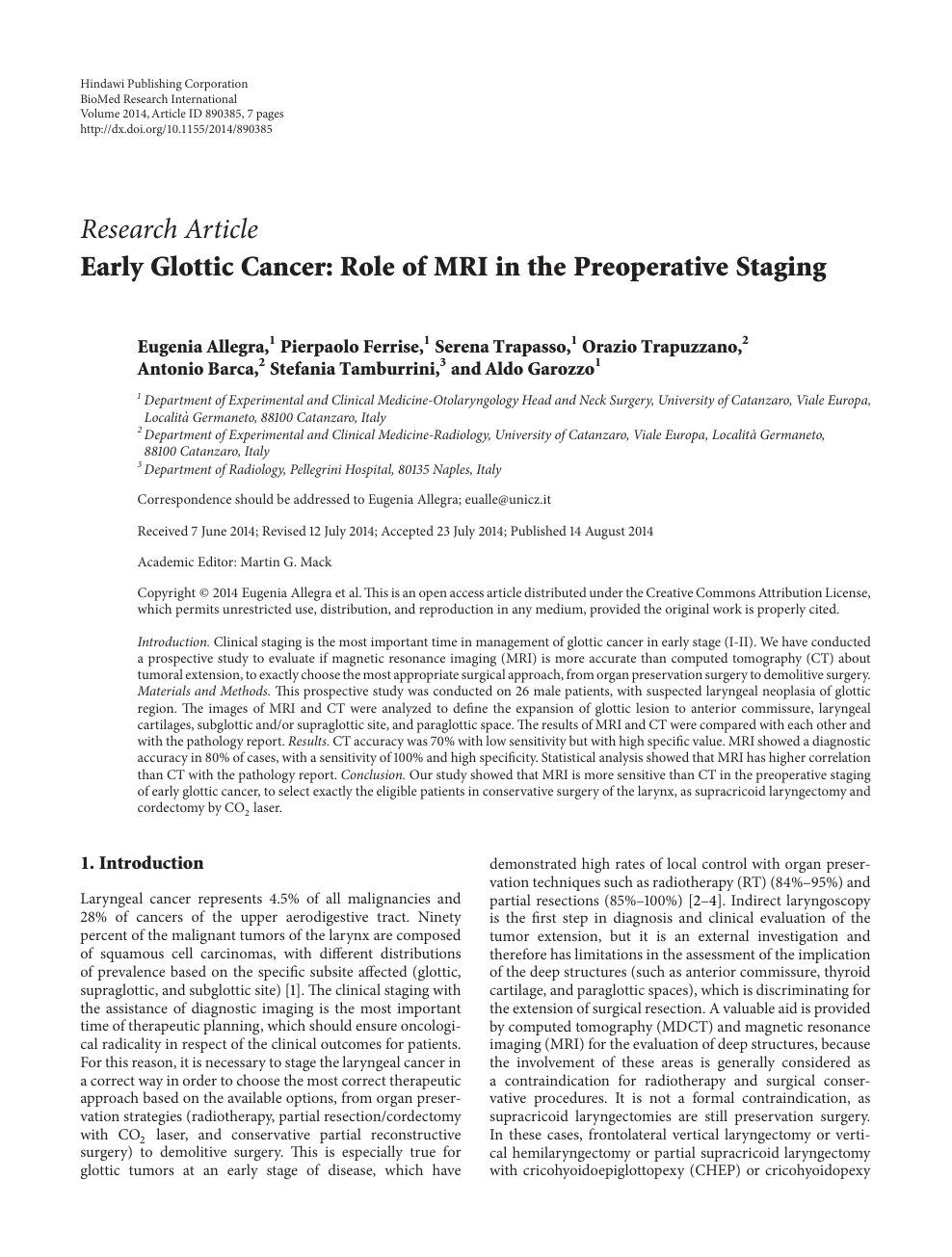 The Laryngoscope: Vol 131, No 3