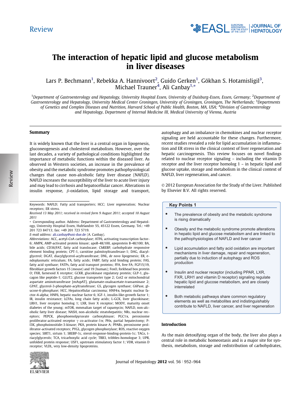 Trouw gebonden Heiligdom The interaction of hepatic lipid and glucose metabolism in liver diseases –  topic of research paper in Biological sciences. Download scholarly article  PDF and read for free on CyberLeninka open science hub.