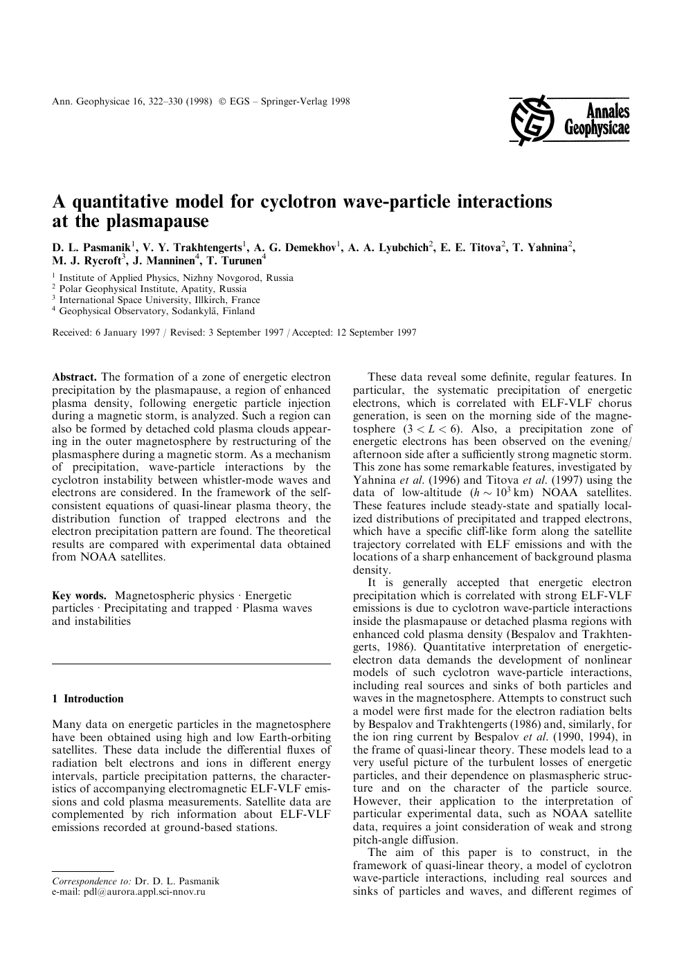 A Quantitative Model For Cyclotron Wave Particle Interactions At The Plasmapause Topic Of Research Paper In Physical Sciences Download Scholarly Article Pdf And Read For Free On Cyberleninka Open Science Hub