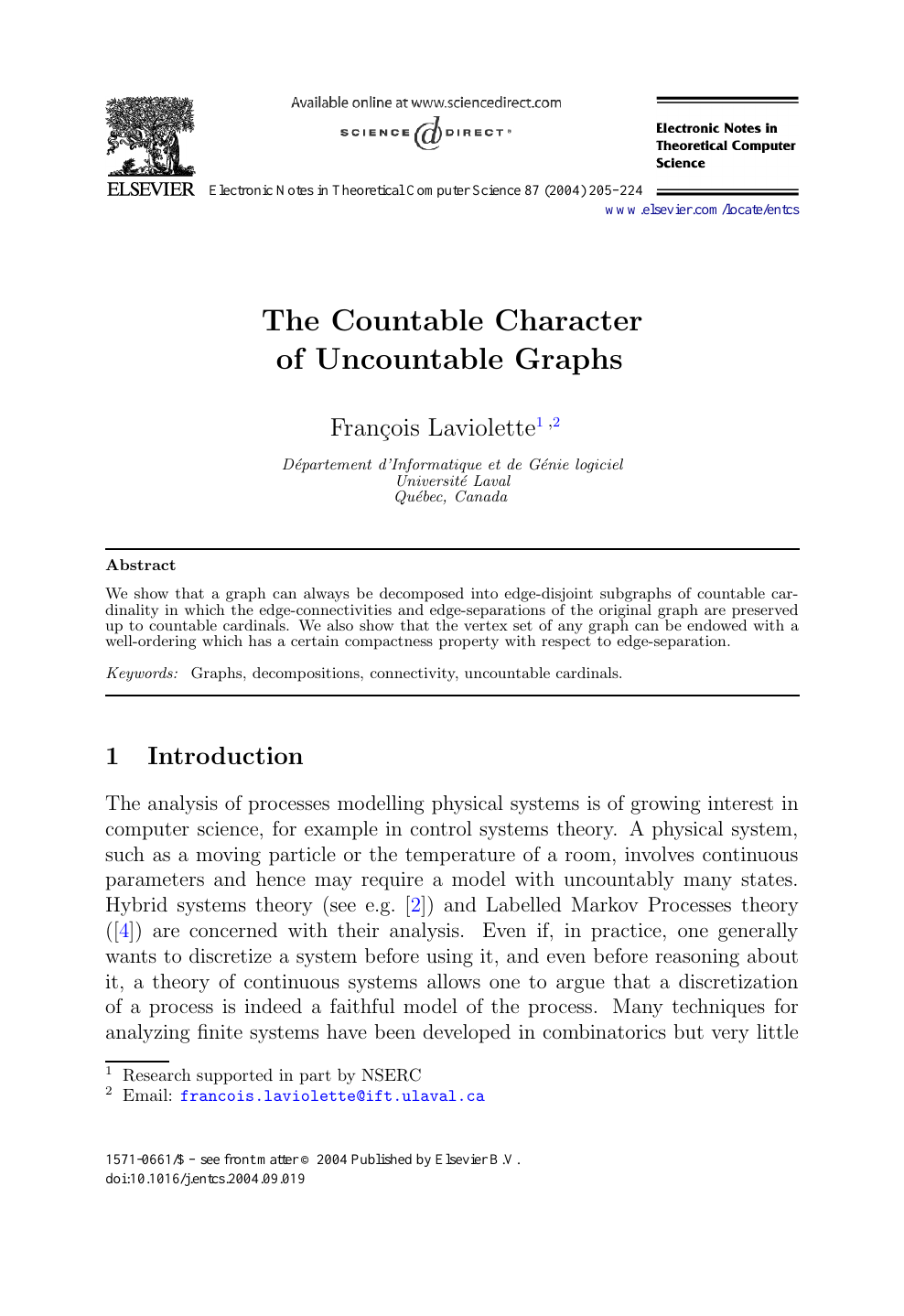 The Countable Character Of Uncountable Graphs Topic Of Research Paper In Computer And Information Sciences Download Scholarly Article Pdf And Read For Free On Cyberleninka Open Science Hub