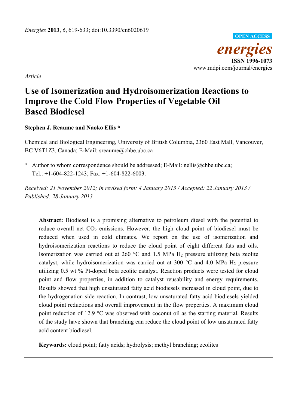 Use of Isomerization and Hydroisomerization Reactions to Improve