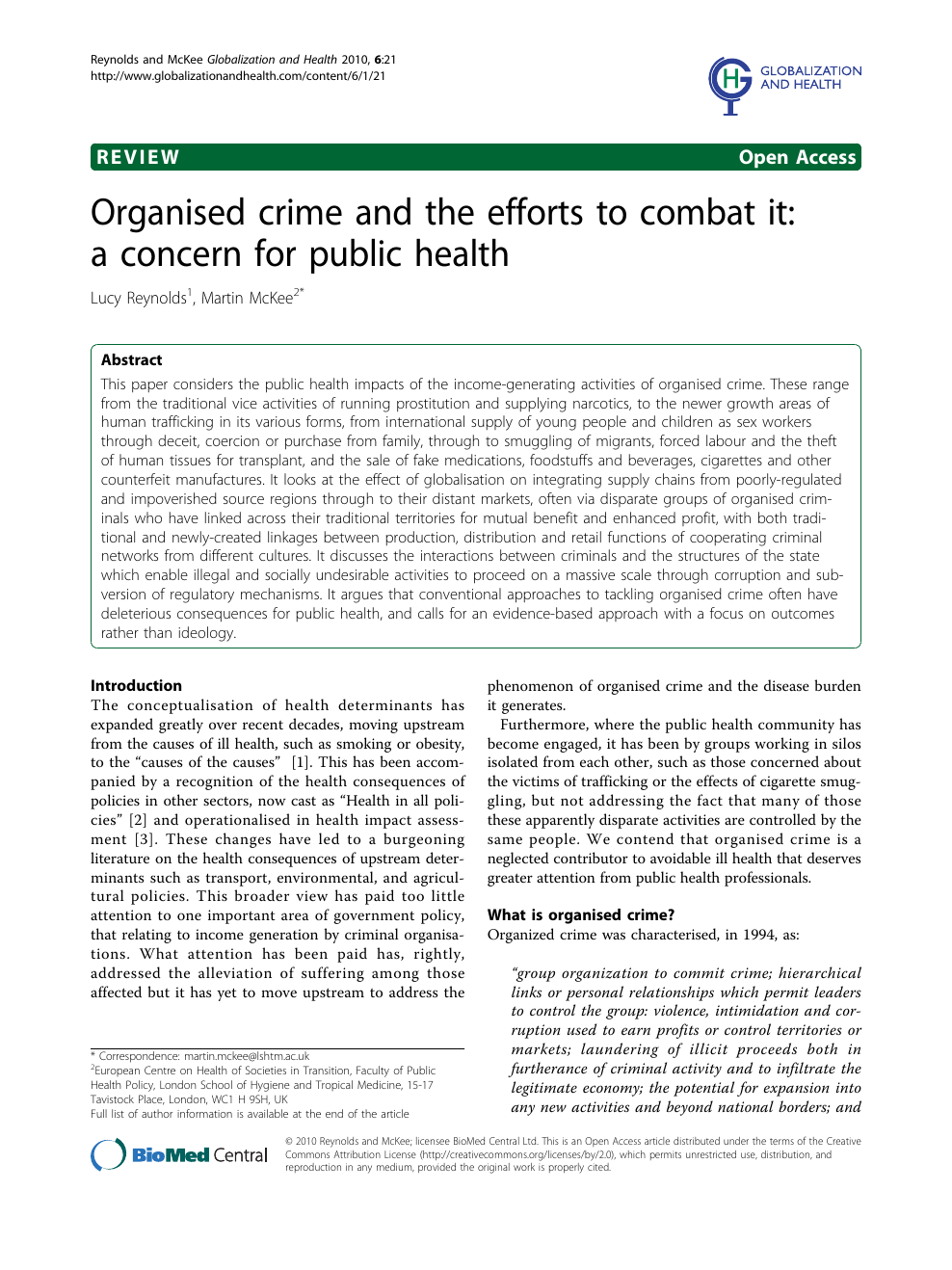 controlling organized crime paper