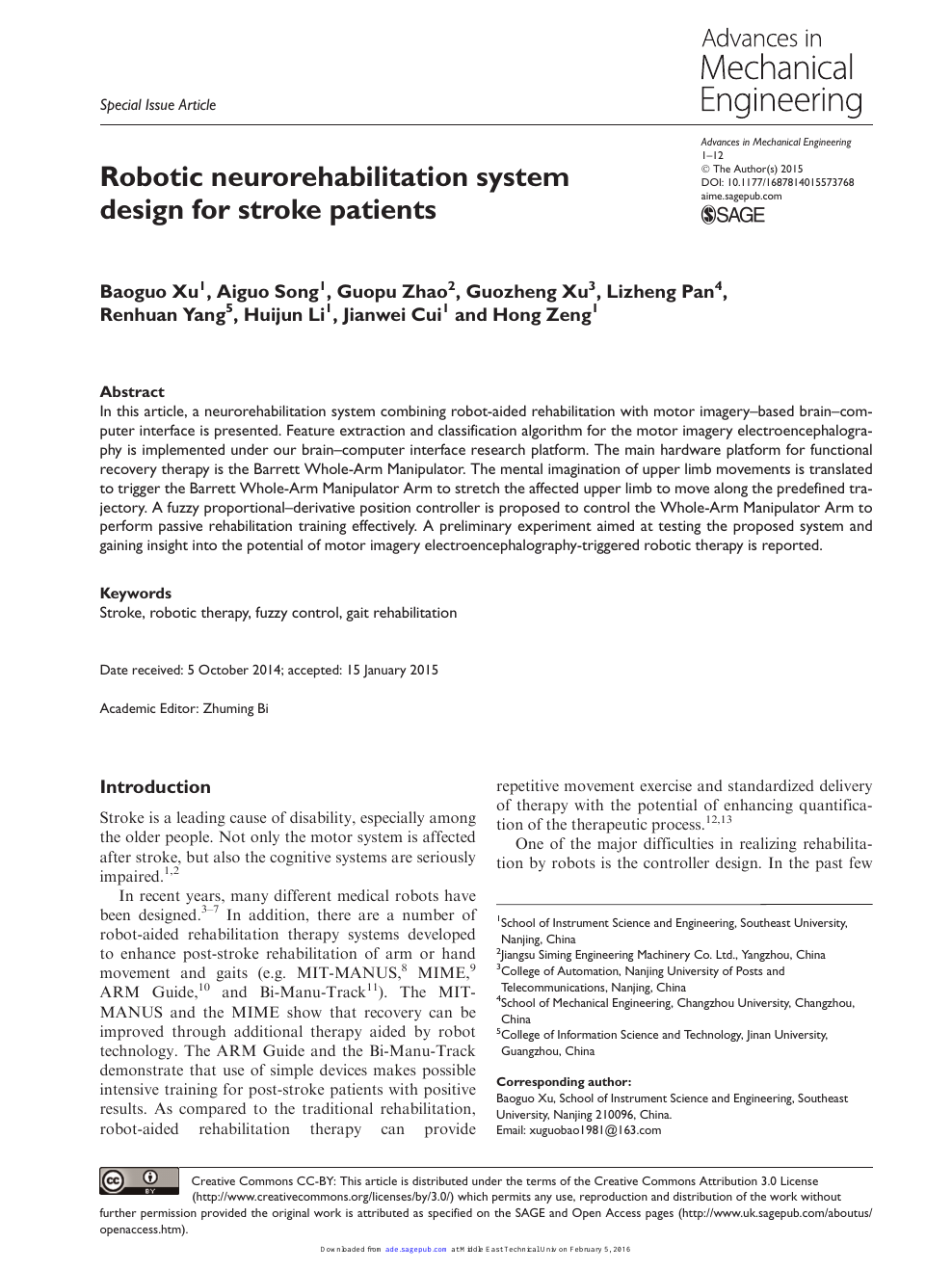 Robotic Neurorehabilitation System Design For Stroke Patients Topic Of Research Paper In Mechanical Engineering Download Scholarly Article Pdf And Read For Free On Cyberleninka Open Science Hub