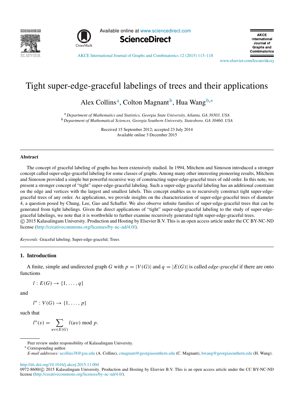 Tight Super Edge Graceful Labelings Of Trees And Their Applications Topic Of Research Paper In Computer And Information Sciences Download Scholarly Article Pdf And Read For Free On Cyberleninka Open Science Hub