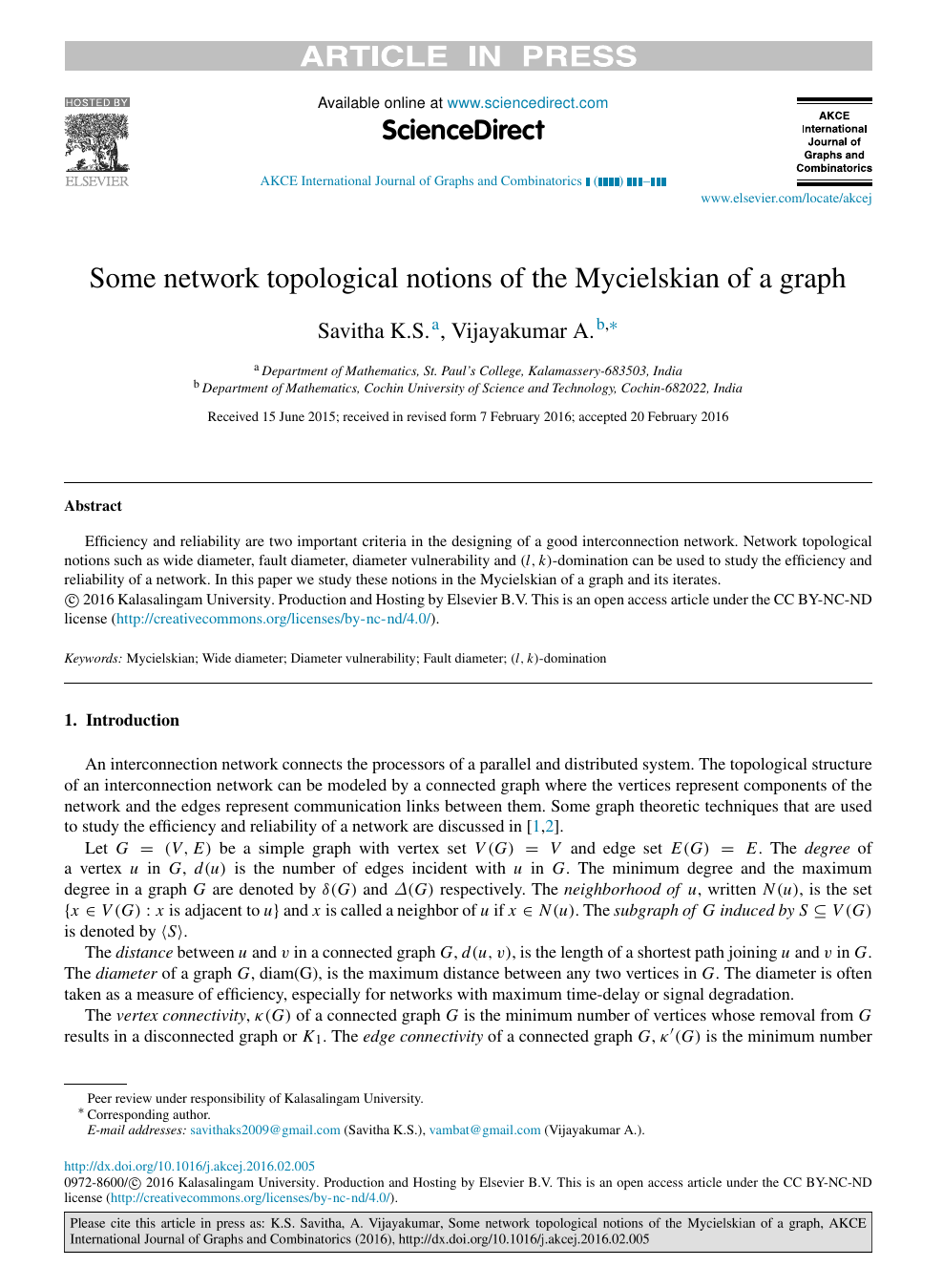 Some Network Topological Notions Of The Mycielskian Of A Graph Topic Of Research Paper In Computer And Information Sciences Download Scholarly Article Pdf And Read For Free On Cyberleninka Open Science