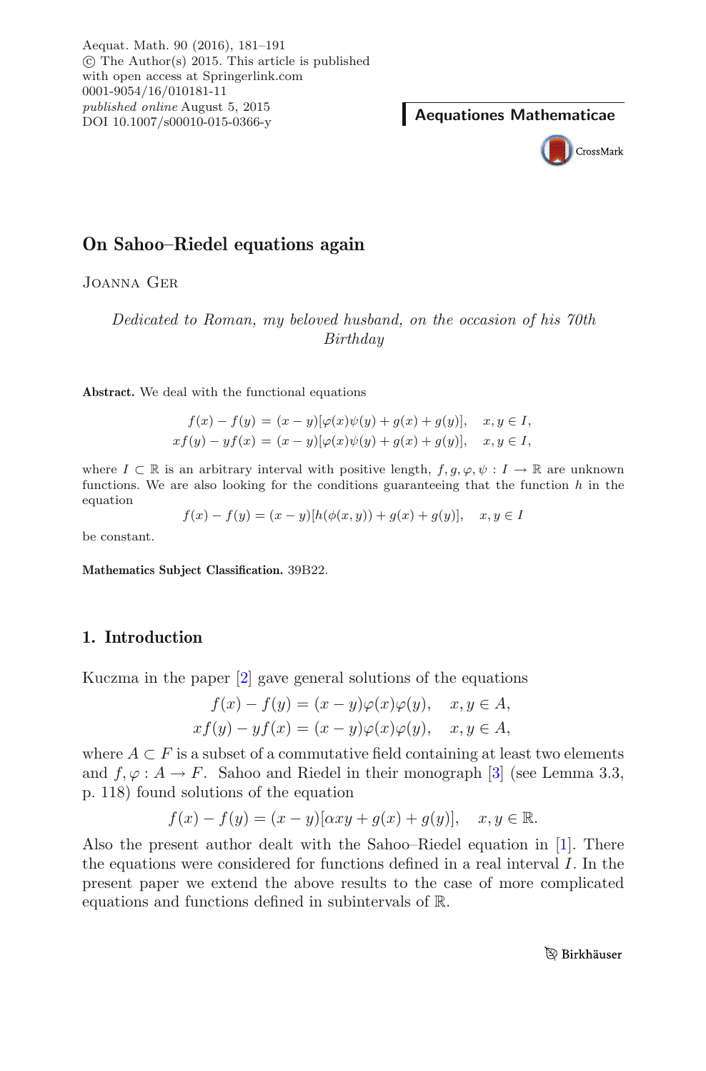 On Sahoo Riedel Equations Again Topic Of Research Paper In Mathematics Download Scholarly Article Pdf And Read For Free On Cyberleninka Open Science Hub