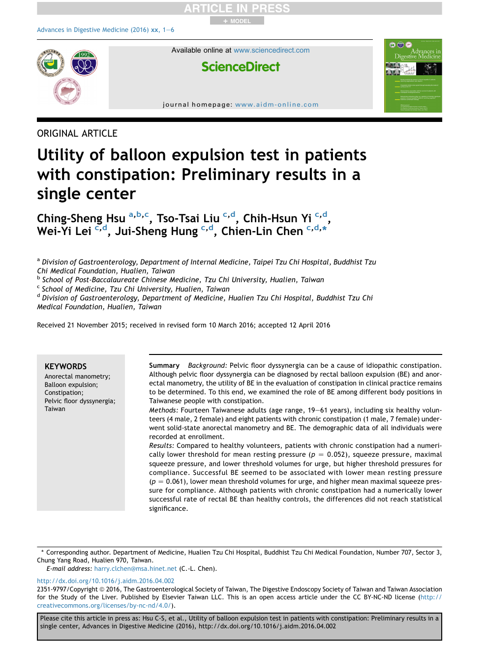 Utility Of Balloon Expulsion Test In Patients With Constipation