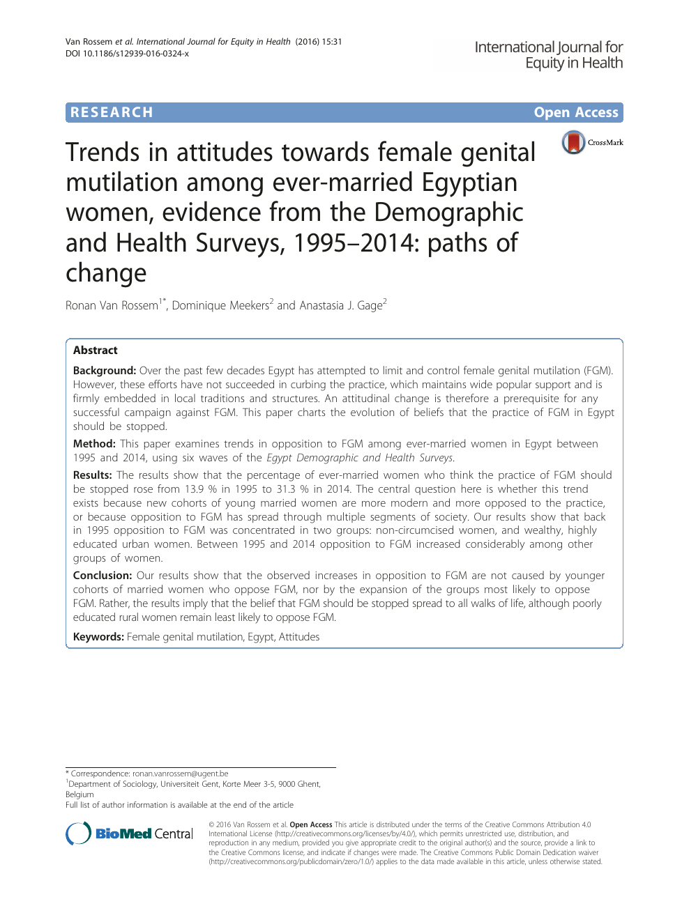 female circumcision research paper
