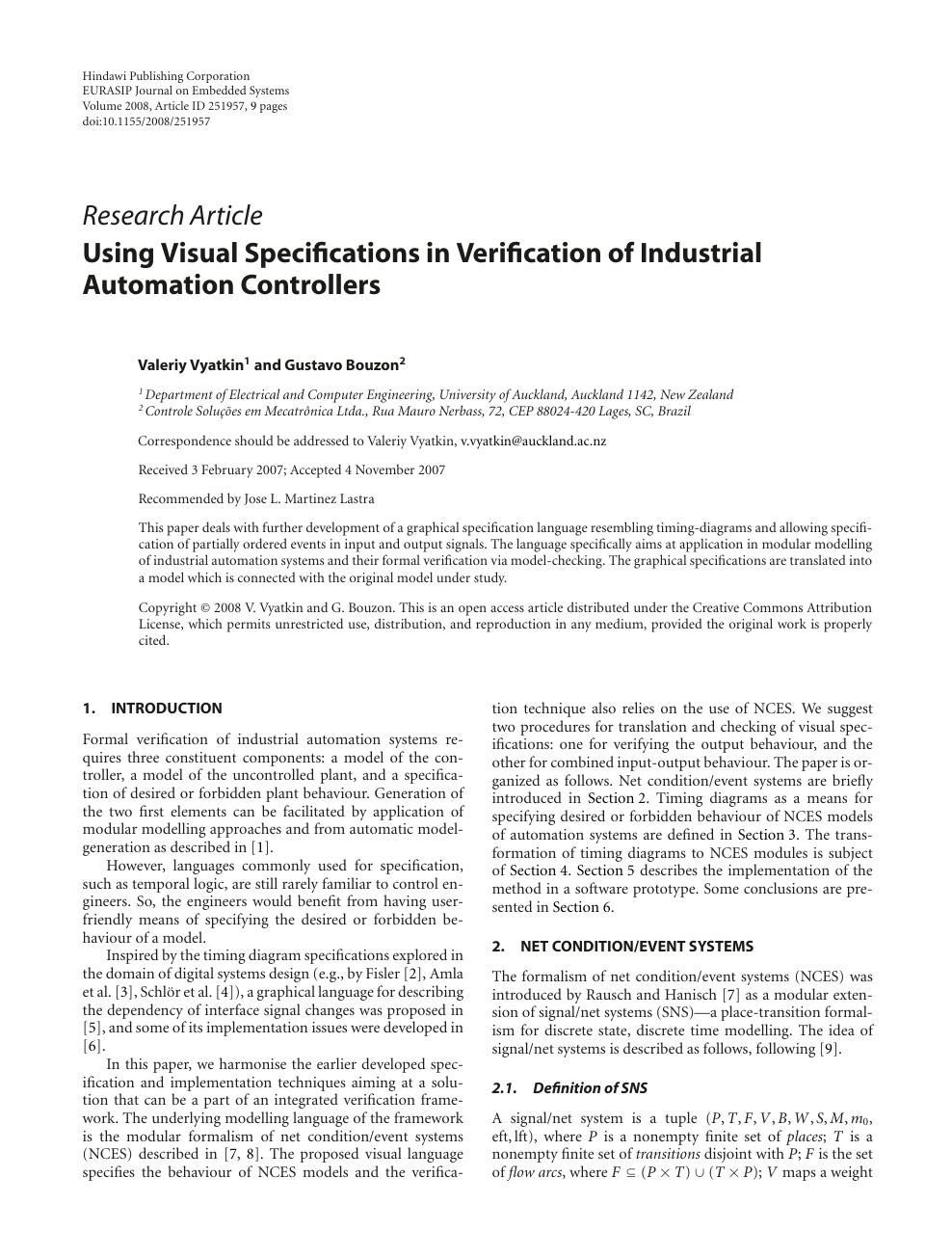 Using Visual Specifications In Verification Of Industrial Automation Controllers Topic Of Research Paper In Electrical Engineering Electronic Engineering Information Engineering Download Scholarly Article Pdf And Read For Free On Cyberleninka Open
