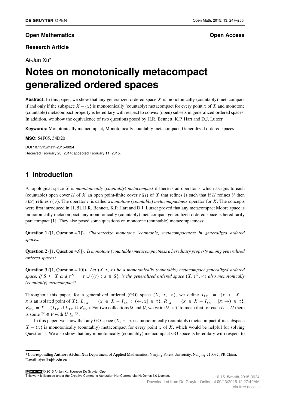 Notes On Monotonically Metacompact Generalized Ordered Spaces Topic Of Research Paper In Mathematics Download Scholarly Article Pdf And Read For Free On Cyberleninka Open Science Hub