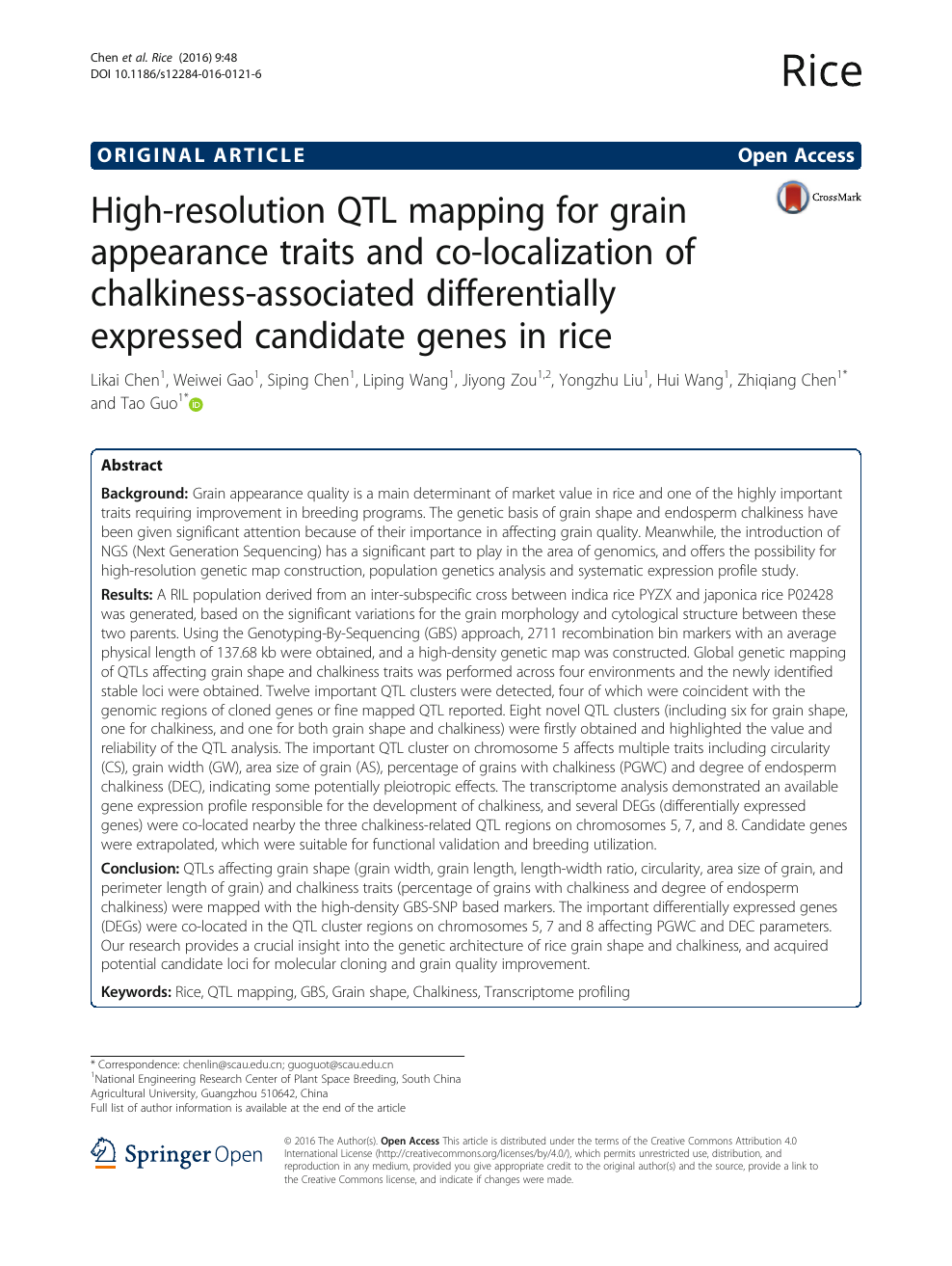 High Resolution Qtl Mapping For Grain Appearance Traits And Co Localization Of Chalkiness Associated Differentially Expressed Candidate Genes In Rice Topic Of Research Paper In Biological Sciences Download Scholarly Article Pdf And Read For - roblox id mm2 shape of you remix