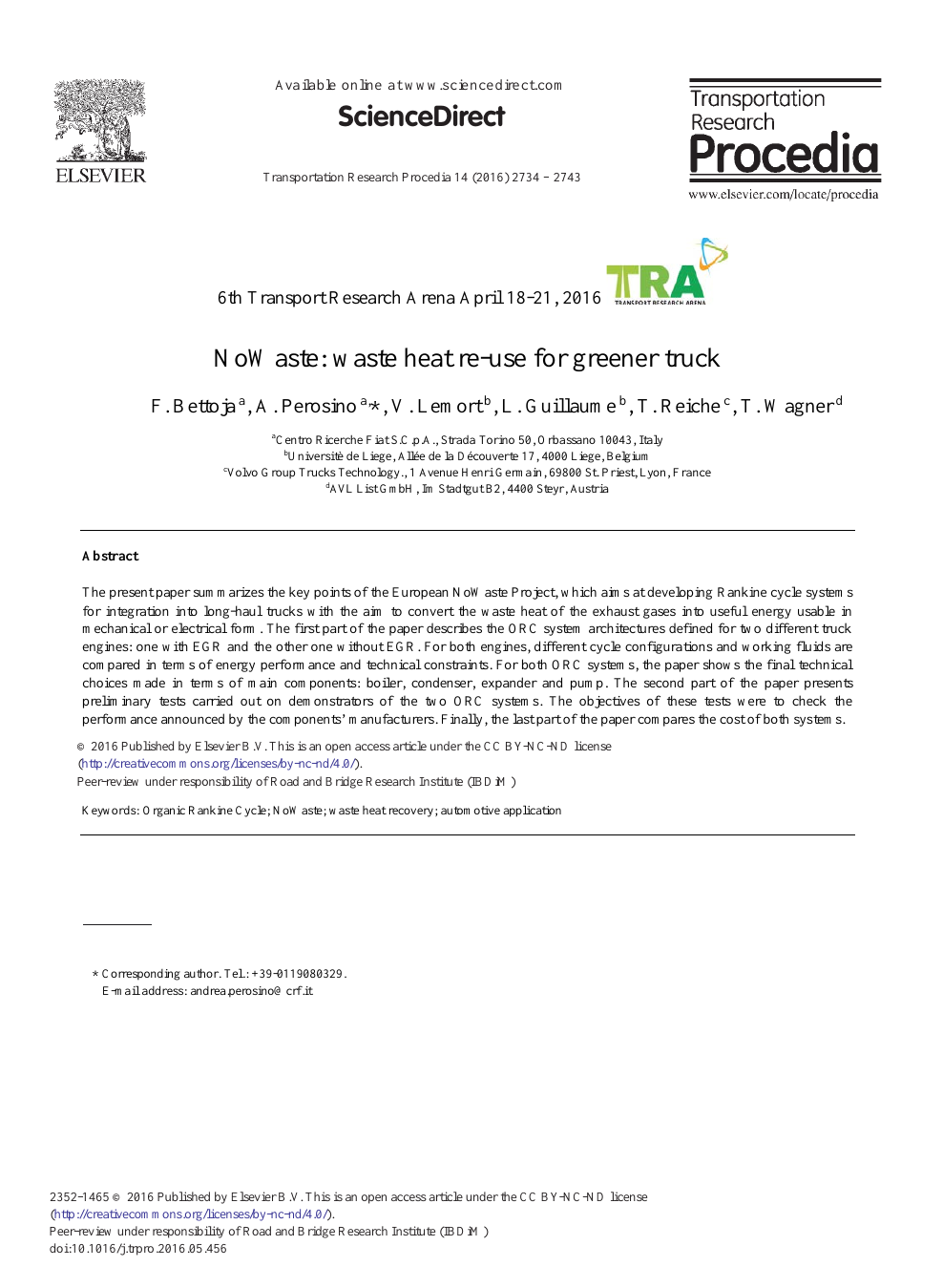 Nowaste Waste Heat Re Use For Greener Truck Topic Of Research Paper In Materials Engineering Download Scholarly Article Pdf And Read For Free On Cyberleninka Open Science Hub