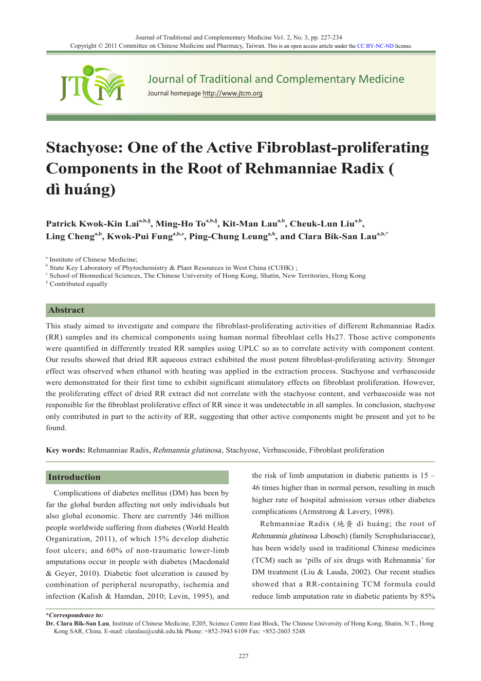 Stachyose One Of The Active Fibroblast Proliferating Components In The Root Of Rehmanniae Radix 地黃 Di Huang Topic Of Research Paper In Chemical Sciences Download Scholarly Article Pdf And Read For Free