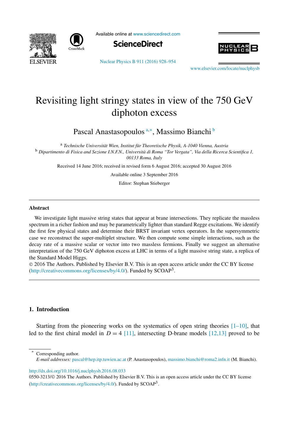 Revisiting Light Stringy States In View Of The 750 Gev Diphoton Excess Topic Of Research Paper In Physical Sciences Download Scholarly Article Pdf And Read For Free On Cyberleninka Open Science Hub