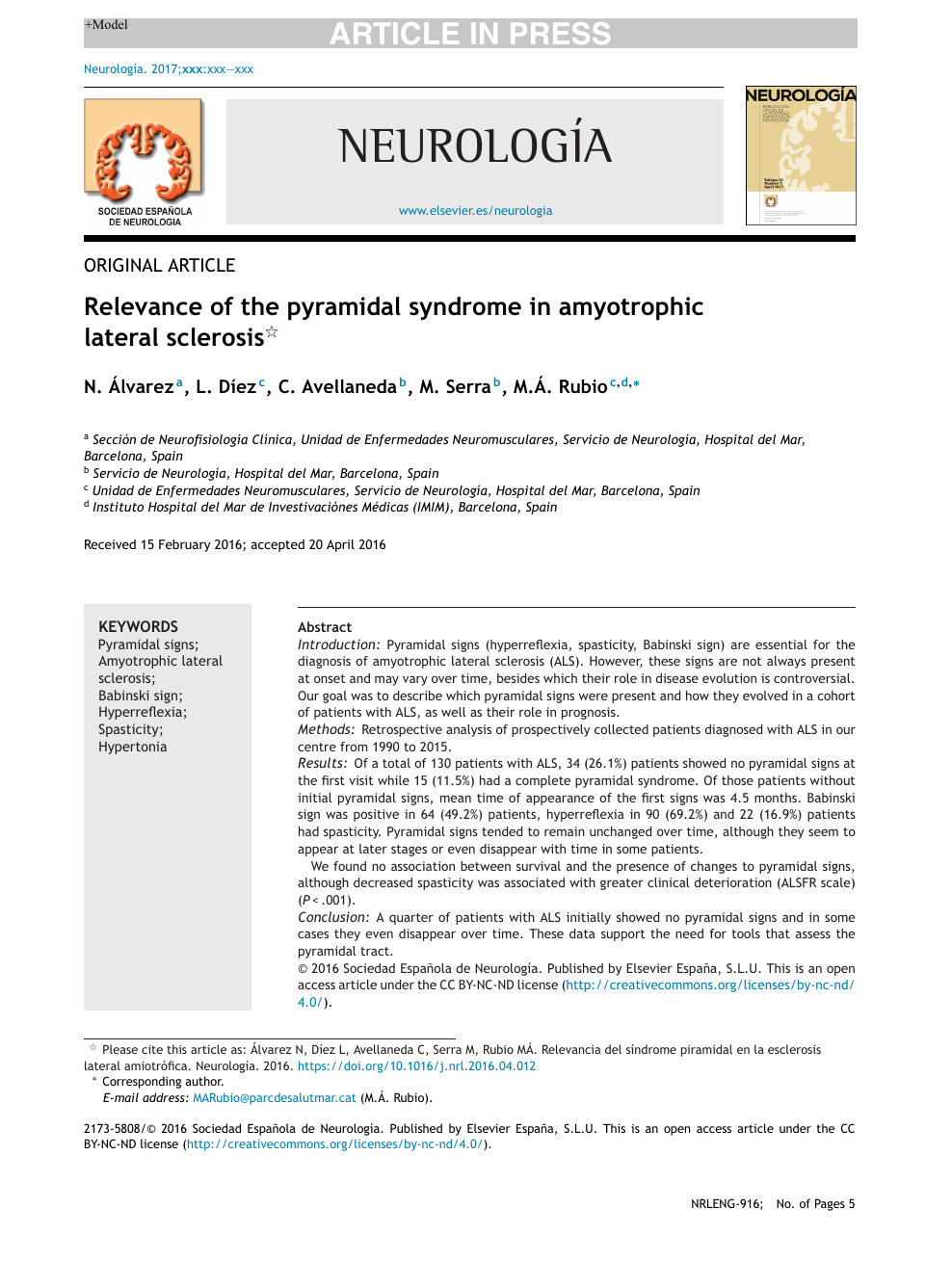 Relevance Of The Pyramidal Syndrome In Amyotrophic Lateral Sclerosis Topic Of Research Paper In Clinical Medicine Download Scholarly Article Pdf And Read For Free On Cyberleninka Open Science Hub