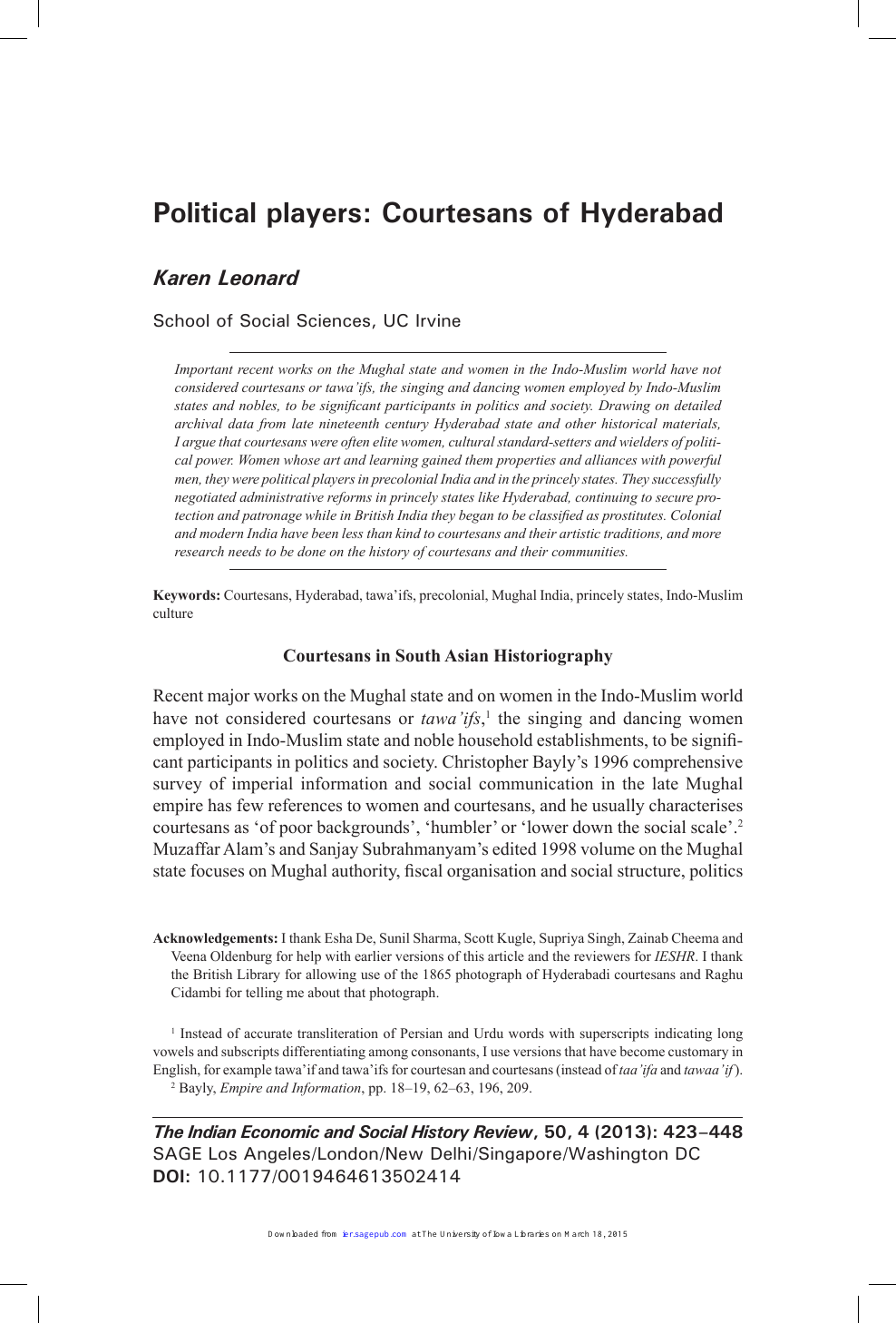 Political Players Courtesans Of Hyderabad Topic Of Research Paper In Law Download Scholarly Article Pdf And Read For Free On Cyberleninka Open Science Hub