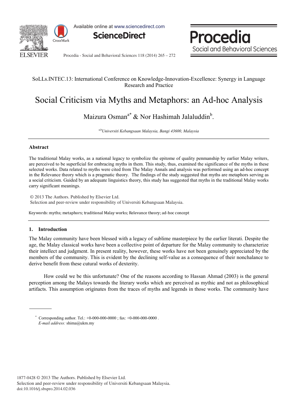 Social Criticism Via Myths And Metaphors An Ad Hoc Analysis Topic Of Research Paper In History And Archaeology Download Scholarly Article Pdf And Read For Free On Cyberleninka Open Science Hub