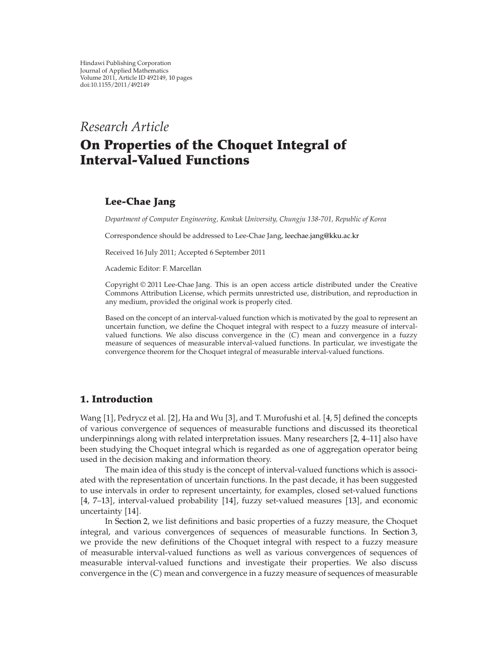 On Properties Of The Choquet Integral Of Interval Valued Functions Topic Of Research Paper In Mathematics Download Scholarly Article Pdf And Read For Free On Cyberleninka Open Science Hub